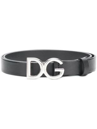 Dolce Gabbana - Dolce & Gabbana Ceinture DG Millennial à Boucle Logo