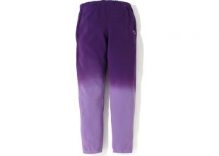 BAPE Gradation Slim Sweat Pants Purple