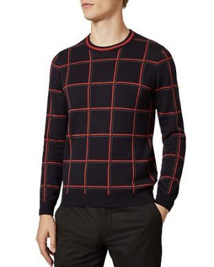 Triton Check Crewneck Sweater