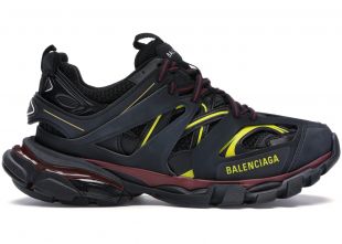 Balenciaga - Balenciaga Track Trainers Black Bordeaux