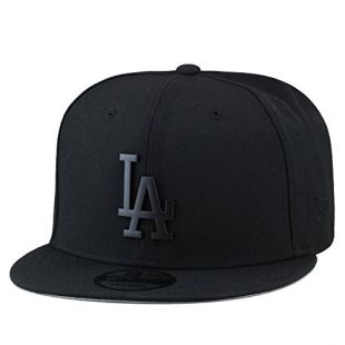 New Era - New Era Los Angeles LA Dodgers Snapback Hat Cap Black/Black ...