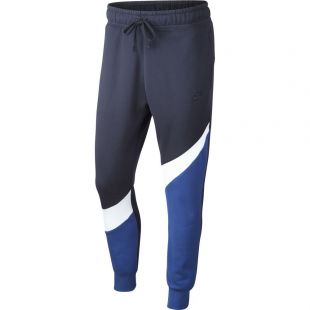 Nike - Pantalon de jogging Nike Swoosh - Bleu - Collection 2019