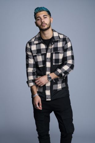 CHEMISE FLANELLE À ZIP