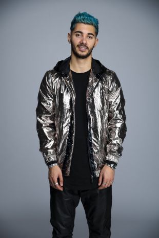 MANTEAU METALLIC - CHROME