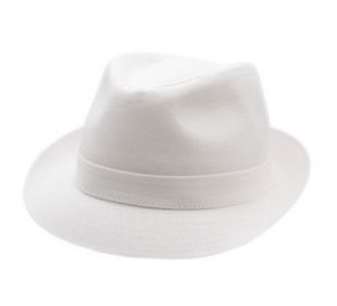 Chapeau trilby homme ou femme Classic Trilby - blanc  | eBay