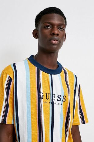 GUESS Originals - T-shirt Sayer à manches courtes jaune
