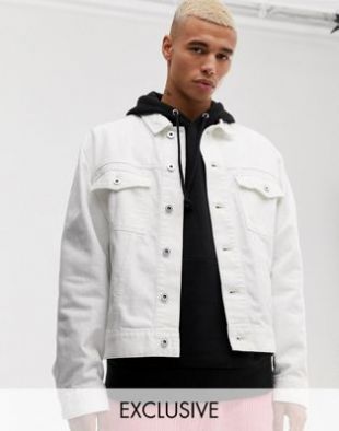 COLLUSION - Veste en jean - Blanc | ASOS