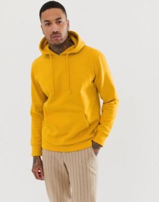 Sudadera con capucha en mostaza de Pull&Bear | ASOS