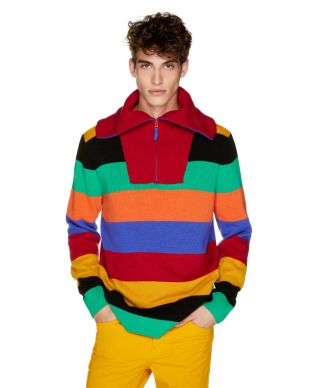 Pull à rayures multicolores - Multi-color | Benetton