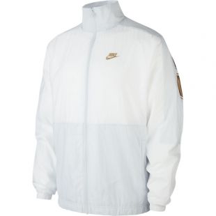 Veste Nike tissÃ©e - Blanc/Or