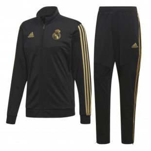 Ensemble survêtement Real Madrid noir or 2019/20