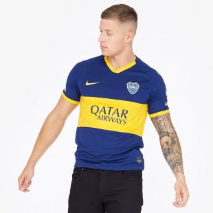 Maillot à manches courtes Nike Boca Juniors 2019/20 Domicile Stadium - Bleu néant/Or