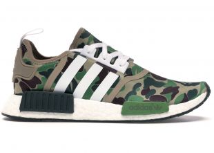 adidas NMD R1 Bape Olive Camo
