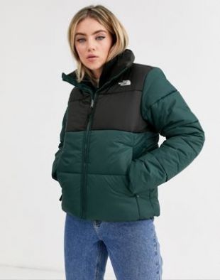 The North Face Saikuru puffer jacket in green | ASOS