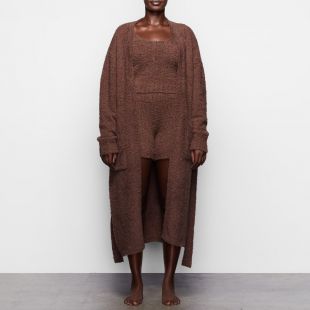 COZY KNIT ROBE  | COCOA