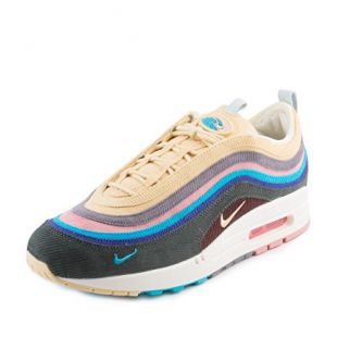 Nike Nike Mens AIR MAX 1 97 VF SW Sean Wotherspoon LT Blue Fury Lemon WASH Synthetic