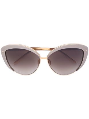 Linda Farrow Cat Eye Oversized Sunglasses   Farfetch