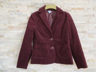 Anne Brooks Petite Ladies Burgundy Pin Corduroy Tailored Jacket / Blazer size 10 | eBay