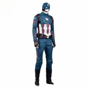 Captain America Vengeurs MCU Cosplay Costume avec bouclier en option