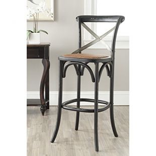 Safavieh American Homes Collection Eleanor Hickory Oak 30.7-inch Bar Stool
