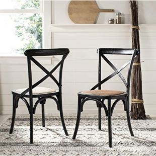 Safavieh American Homes Collection Franklin Farmhouse X-Back Hickory Side Chair (Set of 2)