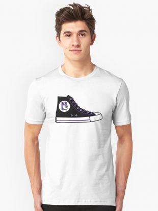 ‘Northwestern University Converse Sneaker’ T shirt by katedylan