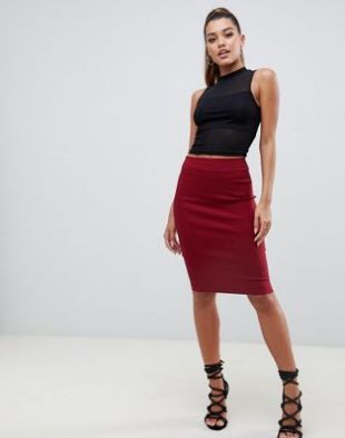 Asos Jupe fourreau taille haute