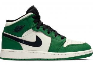 Jordan 1 Mid Pine Green (GS)