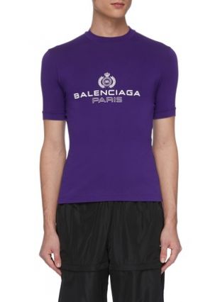 BB Paris' slogan print fitted T-shirt