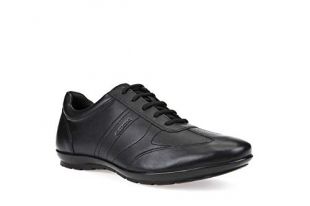 Geox Uomo Symbol B, Baskets  Basses Homme, Noir (Black), 45 EU
