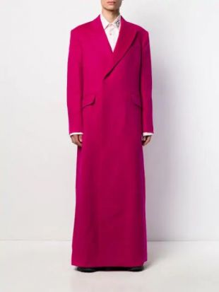 Raf Simons Double Breasted Long Coat - Farfetch