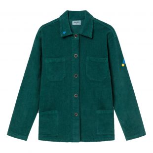 Veste Velours CÃ´telÃ© Collection Femme Vert sapin Bobo Choses