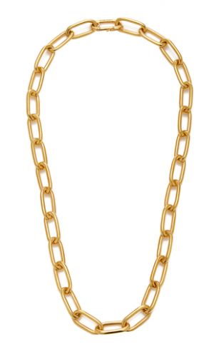 Large Rectangular Chain Collar, Long by Sophie Buhai | Moda Operandi
