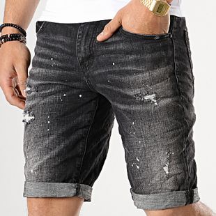 Classic Series - Short Jean TH37381 Noir - LaBoutiqueOfficielle.com