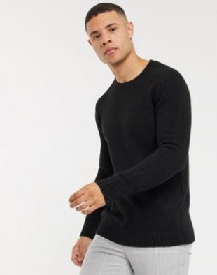 Pull&Bear - Pull ras de cou en maille douce