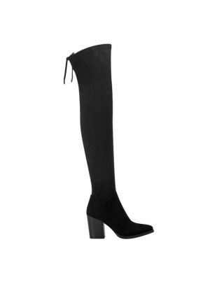 Black The Knee Boot