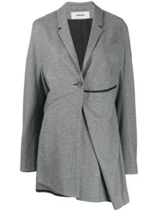 Houndstooth Oversized Blazer