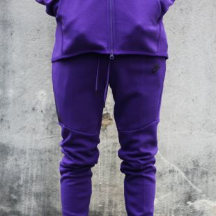 purple tech fleece pants