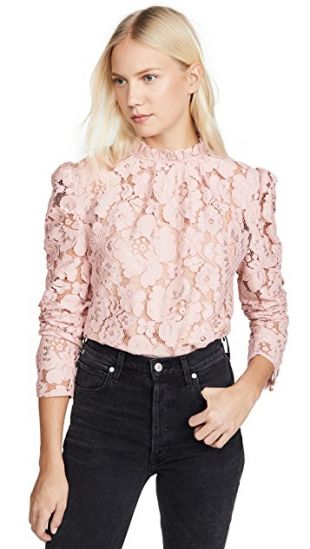 Emma Puff Sleeve Lace Top | SHOPBOP