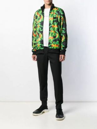 sss world corp - Dollar Print Bomber Jacket