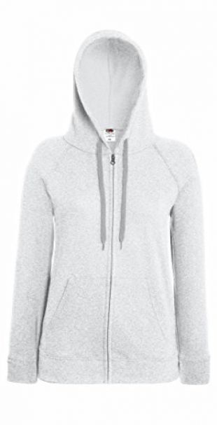 Women's Fit Full Zip Hoodie Sweatshirt Heather