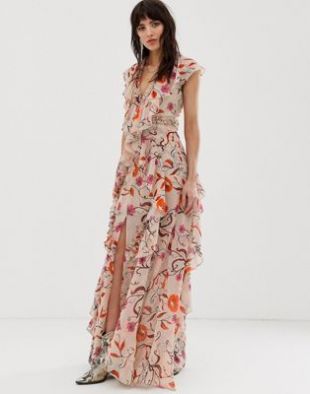 Ruffled Maxi Dress