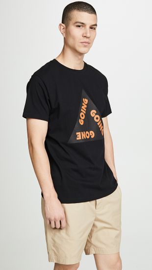 Short Sleeve Going Going Gone Print Tee