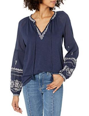 Embroidered Tunic Top