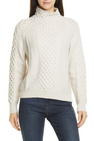 vince - White Wool Sweater