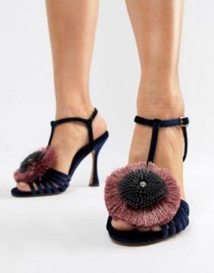 Embellished Heeled Sandals