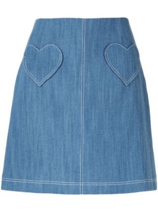 Minijupe Trapèze En Jean