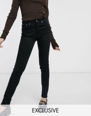 Weekday - Thursday - Jean skinny en coton biologique - Noir | ASOS