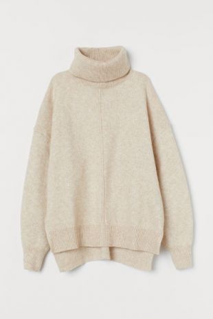Knit Turtleneck Sweater