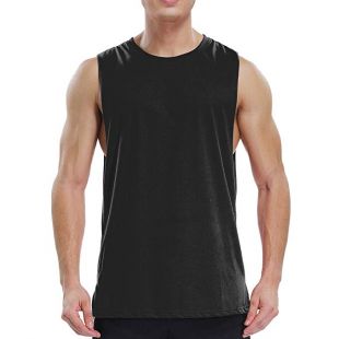 Ouging - Men's Cut Off Workout Tank Top Muscle Sleeveless Shirt ...